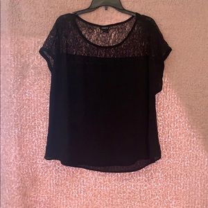 Black Torrid Lace shirt